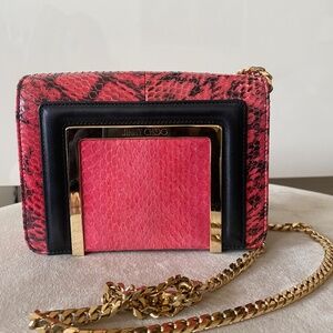 JIMMY CHOO CUTE SHOULDER BAG /CLUCTH